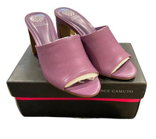  Vince Camuto Alyysa Heeled Leather Sandal Dusty Lilac Size 6 M Women’s NEW