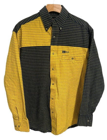  Mo Betta Vintage Garth Brooks Shirt Men's Small Blue Yellow Western Button Down