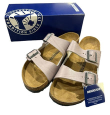  Birkenstock Arizona Sandal Men's  Size 45 EUR US Size 12-12.5 NEW In Box Stone