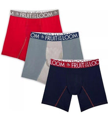  Fruit of the Loom Men's Performance Cooling Boxer Briefs large