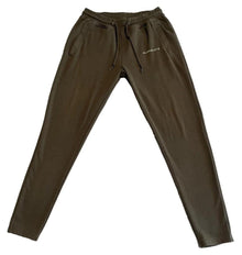  Alphalete Joggers Sweatpants Mens Size Medium Army Green Drawstring Zip Pockets