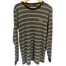  Supreme New York Sweater Henley Long Sleeve Gray Green Mens Size XL