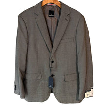  Daniel Hechter Men 46R Wool Blazer Jacket Coat Gray Tweed 2 Button NEW $295 MSRP