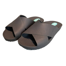  Oka B Womens Maxwell Slide Slider Sandals Flats Gray Orthopedic XS 5.5-6.5 NEW